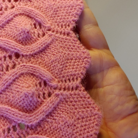 Improved Living Pink Button Cardigan Sweater Size Small/Med Knit Womens … - Picture 6 of 9